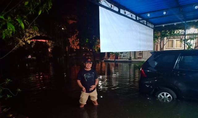 Hujan Guyur Jembrana, Kantor KPU Terendam Banjir