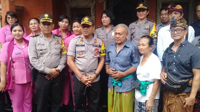 Sambut Hari Pahlawan, Kapolres Tabanan Kunjungi Rumah Veteran