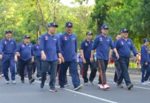 Jalan Sehat HKN, Wagub Cok Ace Gelorakan Semangat Olah Raga Cok Ace