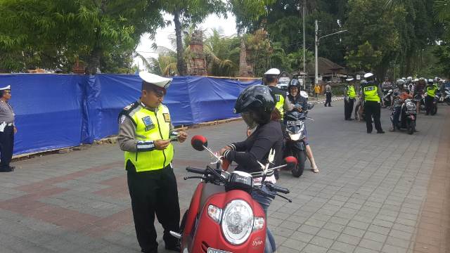 Operasi Zebra Agung 2018, Sat Lantas Polres Tabanan Jaring Puluhan Pelanggar