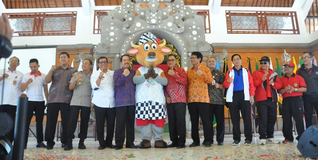 Launching Logo dan “Siteng” Maskot Porprov Bali XIV Tahun 2019