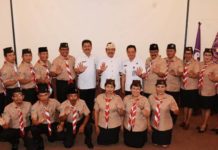 Hadiri Giat Pramuka Kwartir Cabang Gianyar, Wagub Cok Ace Singgung Menurunnya Minat Generasi Muda Ikut Gerakan Pramuka