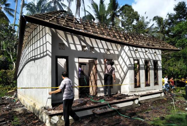 Ditinggal ke Sawah, Rumah Astadana Ludes Terbakar