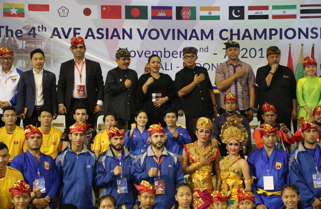 Wagub Cok Ace Buka 4TH Asian Vovinam Championship 2018