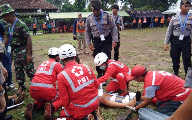 Antisipasi Bencana, BPBD Tabanan Gelar Simulasi