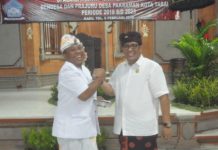 Wabup Sanjaya Kukuhkan Prajuru Desa Pakraman dan Paiketan Kota Tabanan