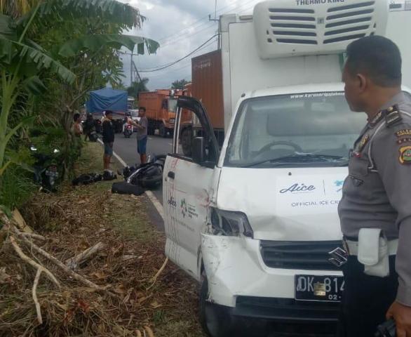 Tabrakan Beruntun di Jalur Tengkorak, Mobil Box Tabrak Dua Mobil dan Satu Sepeda Motor