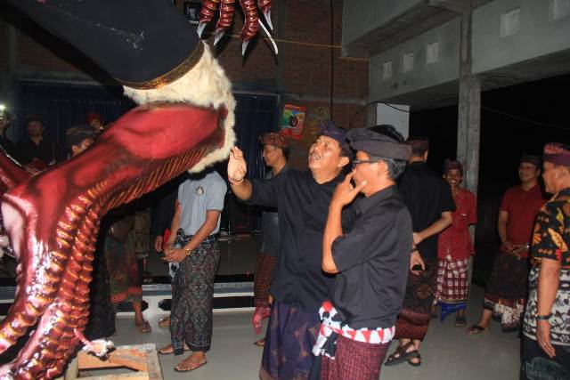 Tahap Seleksi, Ogoh – Ogoh Mulai Dinilai di Kecamatan Melaya