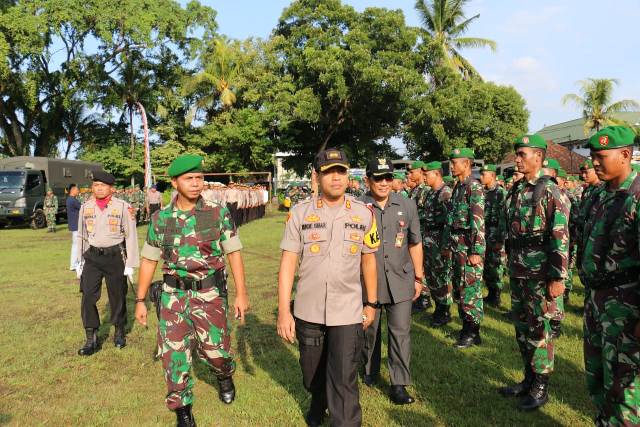 Polres Tabanan Gelar Apel Pasukan Pengamanan Pemilu 2019