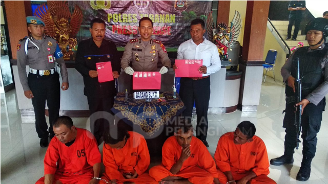 Polres Tabanan Ringkus Pengedar Narkoba Jaringan Lapas