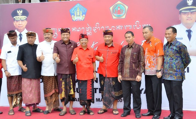 Kunjungi Kabupaten Gianyar, Gubernur Koster Ingin pembangunan Selaras antara Sekala dan Niskala