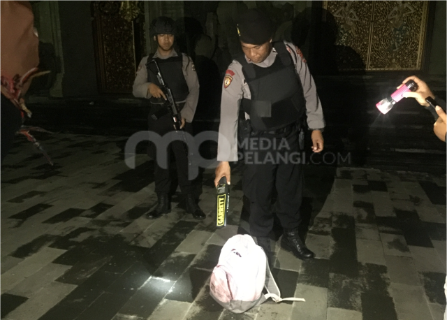 Penemuan Tas Diduga Bom di Patung Garuda Wisnu Serasi
