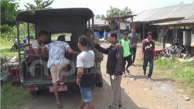 Satpol PP Jembrana “Garuk” Belasan Pekerja Tambak Ikan