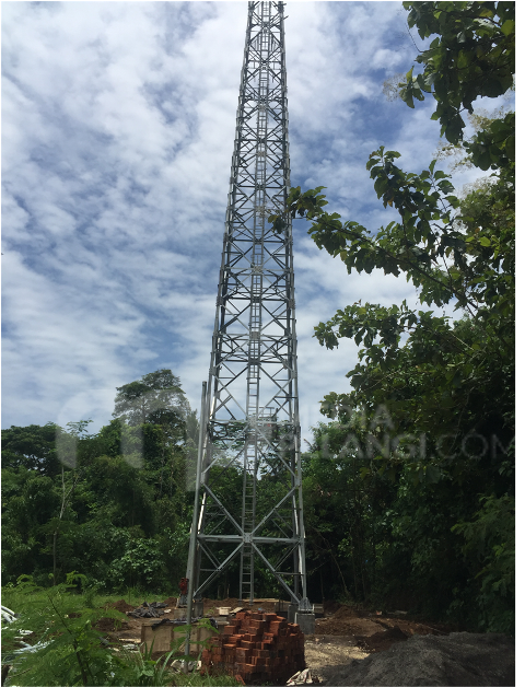 Diduga Bodong, Satpol PP Hentikan Proyek Pembangunan Tower