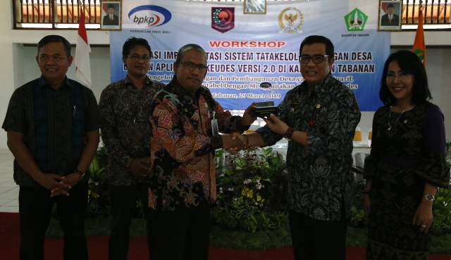 Pemkab Tabanan Gelar Workshop Evaluasi Implementasi Sistem Tata Kelola Keuangan Desa