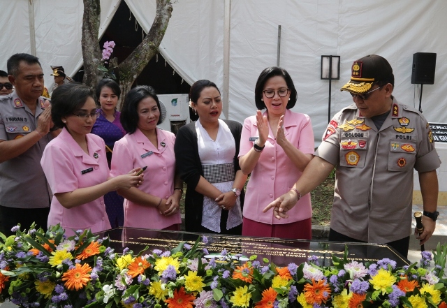 Peresmian Asrama Panti Asuhan Kemala Bhayangkari  SLB/C Tabanan, Bupati Eka Apresiasi Sumbangsih Kapolda Bali