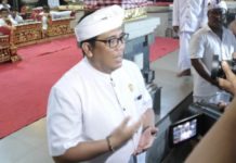 Wabup Sanjaya Hadiri Pemelaspasan Gong Banjar Adat Pasekan Baleran Wakil Bupati Tabanan I Komang Gede Sanjaya