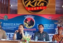 Tabanan Harmoni Festival, Rawat Kerukunan dalam Keharmonisan dan Kebersamaan Bupati Eka Gelar Press Conference Tabanan Harmony Festival (THF)