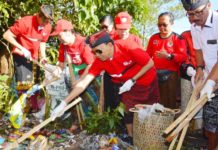 Ciptakan Bali Bebas Sampah Plastik, Gubernur Koster Launching Gerakan Mereresik di Seluruh Bali Gubernur Bali Wayan Koster meluncurkan Program Semesta Berencana Bali Resik Sampah Plastik di Lapangan Umum Kintamani, Bangli
