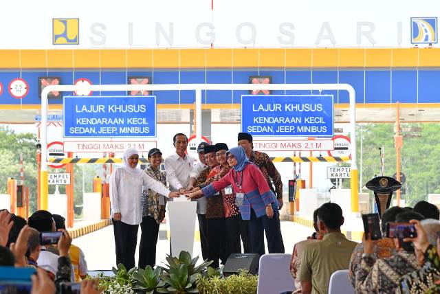 Presiden Joko Widodo Resmikan Tol Pandaan – Malang