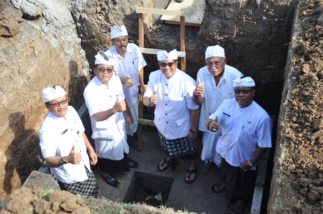 Wabup Sanjaya Letakan Batu Pertama Pembangunan Gedung PMI