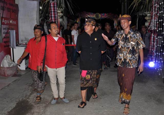 Wabup Sanjaya Apresiasi “Tabanan Light Festival” Gagasan Warga Memanfaatkan Pekarangan Sebagai Tempat Tujuan Wisata