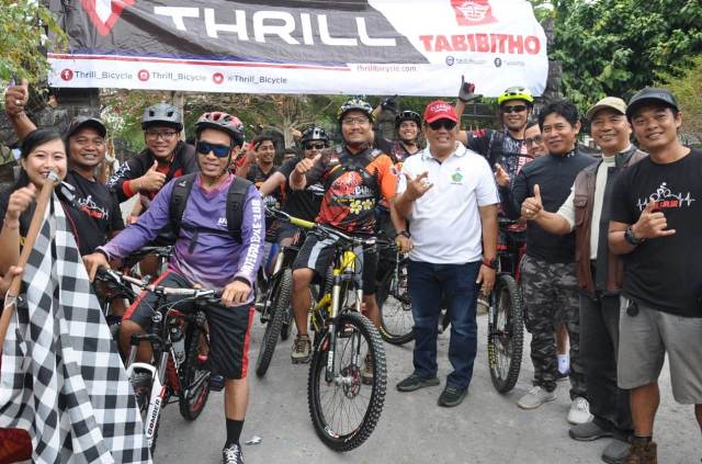 Kenalkan Panorama Alam Selemadeg, Wabup Sanjaya Lepas Peserta Fun Bike dan Adventure