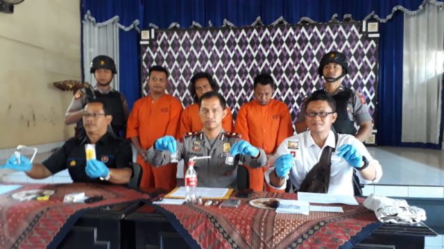 Polisi Ringkus Tiga Pelaku, Pengedar dan Pengguna Narkoba