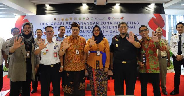 Komunitas Bandara Ngurah Rai, Deklarasikan Zona Integritas Bebas Korupsi