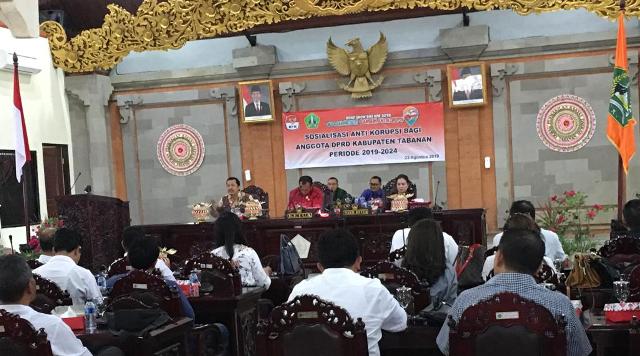 KPK Sosialisasi Anti Korupsi di DPRD Tabanan