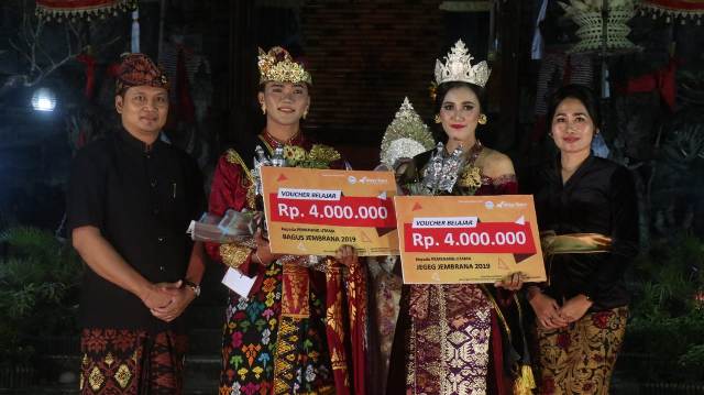 Ayu Krisna dan Yoga Pratama Terpilih sebagai Jegeg Bagus Jembrana 2019