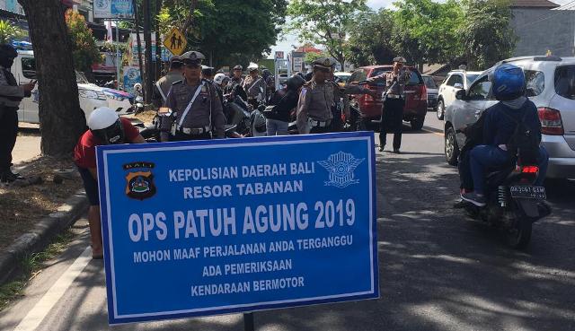 Hari Pertama Operasi Patuh Agung 2019, Pelanggaran Didominasi Pengendara Sepeda Motor