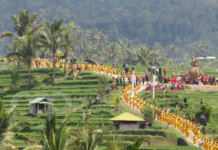 Tari Rejang Kesari Kolosal, Meriahkan Pembukaan Jatiluwih Festival 2019