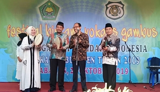 Pelantikan Pengurus LASQI Tabanan Dimeriahkan Festival Bintang Vokalis Gambus