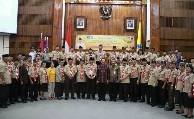 Wagub Cok Ace Ingin Gerakan Pramuka Dikembangkan Sesuai Minat dan Bakat Siswa