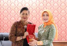 Terima Ketua Dekranasda Jawa Barat, Ny.Putri Koster Sampaikan Upaya Pelestarian Tenun Bali
