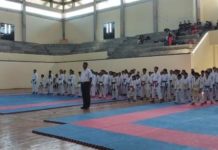 Kadis Pendidikan Tabanan Buka Kejuaraan Karate Porjar Tahun 2020
