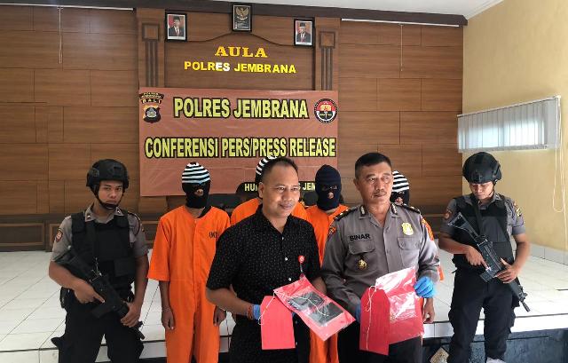 Operasi Sikat Agung 2020, Polres Jembrana Ringkus Empat Pencuri