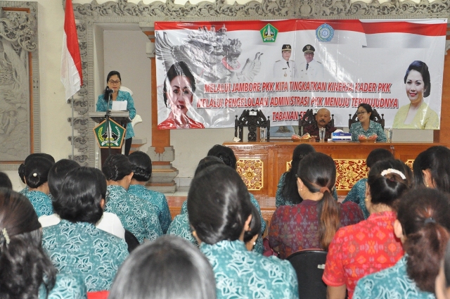 TP PKK Kabupaten Tabanan Gelar Lomba Jambore