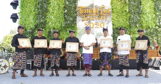 Sekda Tutup, Tanah Lot Art & Food Festival #3 2020