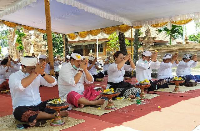 Covid-19, Tawur Kesanga Diawali di Catus Pata Kota Tabanan