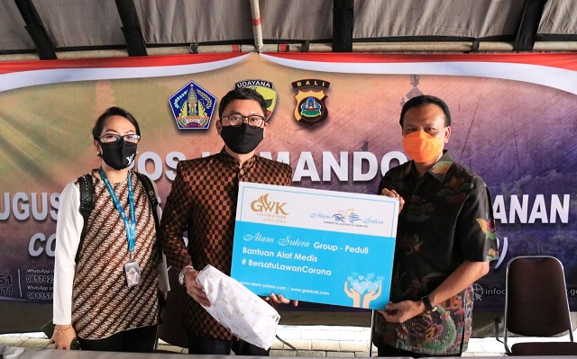 Gugus Tugas Percepatan Penanggulangan Covid-19 Terima Bantuan untuk Pelaku Pariwisata Terdampak Covid-19