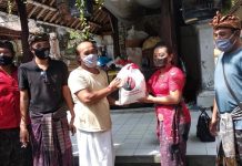 Peduli Dampak Corona, Anggota DPRD Gianyar Etty Yuliastuti Berbagi Sembako