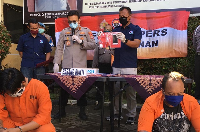 Gunakan Narkoba, Dua Pelaku di Tabanan Ditangkap Polisi