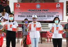 Ny Putri Koster, Penggak PKK Membantu Ketersediaan Pangan Ditengah Pandemi Corona