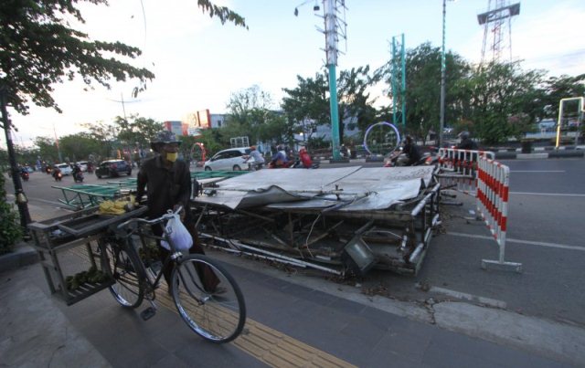 Kisruh pembongkaran Baliho Bando di Banjarmasin Berbuntut Laporan Polisi