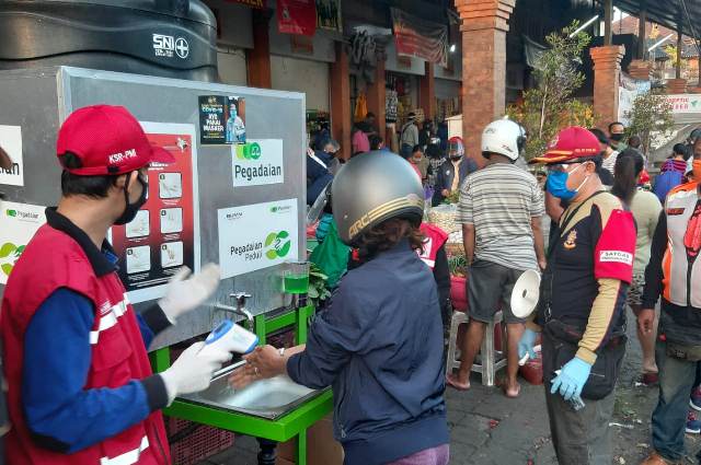 Redam Transmisi Lokal, Tim Gugus Tugas Covid-19 Bali, Pantau Pasar Ketapian