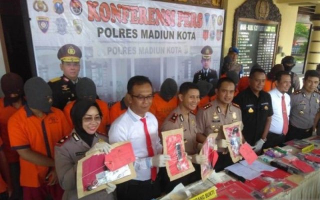 Dalam Satu Semester, Polres Madiun Ungkap 23  Kasus Penyalahgunaan Narkoba