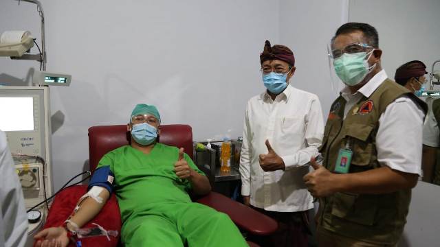 Bantu Pasien Covid-19, Bali Gelar Donor Plasma Darah Perdana