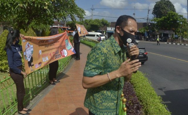 KPU Badung Sosialisasikan “Gerakan Klik Serentak”